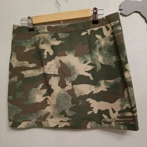 Adidas camo skirt